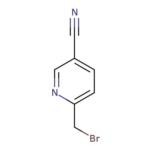 BrCc1ccc(cn1)C#N