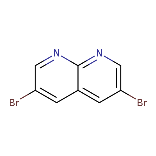 Brc1cnc2c(c1)cc(cn2)Br