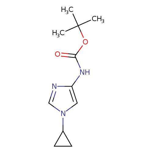O=C(Nc1ncn(c1)C1CC1)OC(C)(C)C