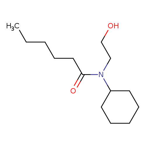 OCCN(C(=O)CCCCC)C1CCCCC1