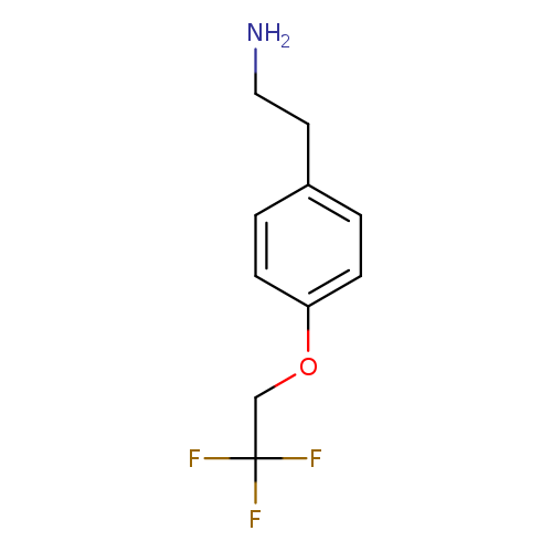 NCCc1ccc(cc1)OCC(F)(F)F