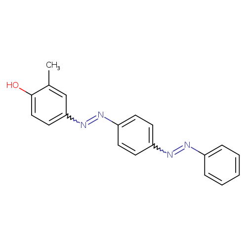 Oc1ccc(cc1C)N=Nc1ccc(cc1)N=Nc1ccccc1