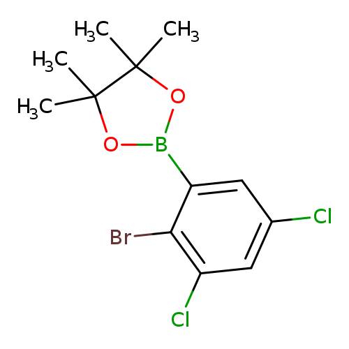 Clc1cc(Cl)c(c(c1)B1OC(C(O1)(C)C)(C)C)Br