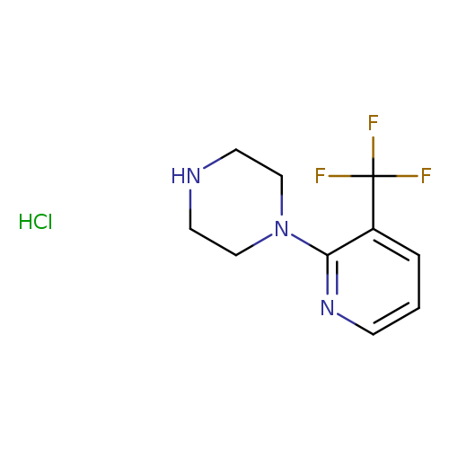 FC(c1cccnc1N1CCNCC1)(F)F.Cl