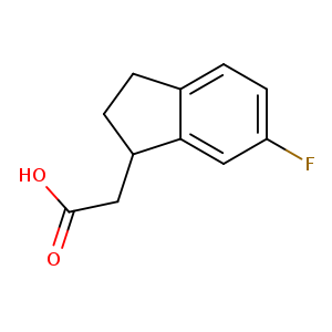OC(=O)CC1CCc2c1cc(F)cc2
