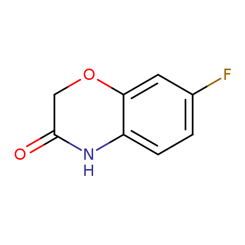 O=C1COc2c(N1)ccc(c2)F