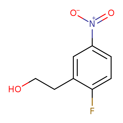 OCCc1cc(ccc1F)[N+](=O)[O-]