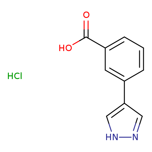 OC(=O)c1cccc(c1)c1c[nH]nc1.Cl