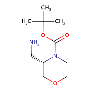 NC[C@H]1COCCN1C(=O)OC(C)(C)C