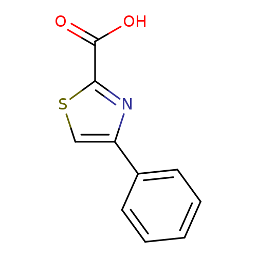 OC(=O)c1scc(n1)c1ccccc1