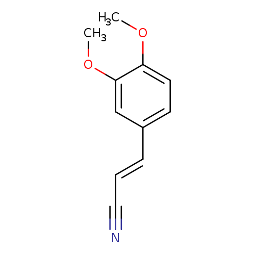 N#C/C=C/c1ccc(c(c1)OC)OC