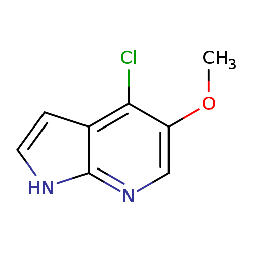 COc1cnc2c(c1Cl)cc[nH]2