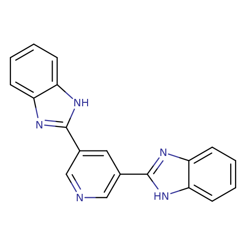 n1cc(cc(c1)c1nc2c([nH]1)cccc2)c1nc2c([nH]1)cccc2