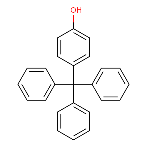 Oc1ccc(cc1)C(c1ccccc1)(c1ccccc1)c1ccccc1