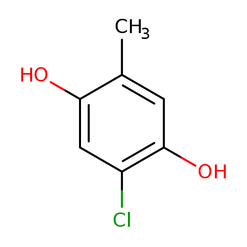 Cc1cc(O)c(cc1O)Cl