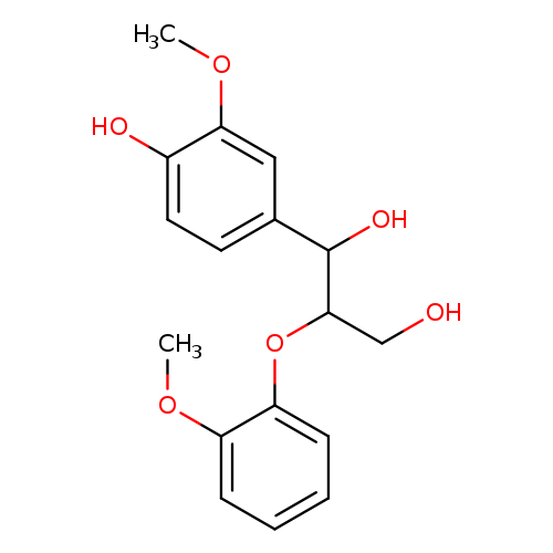 OCC(C(c1ccc(c(c1)OC)O)O)Oc1ccccc1OC