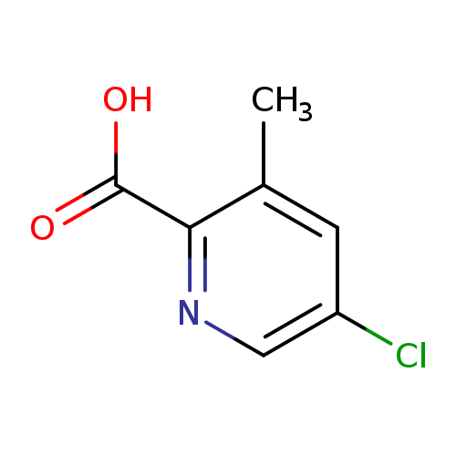 Clc1cnc(c(c1)C)C(=O)O