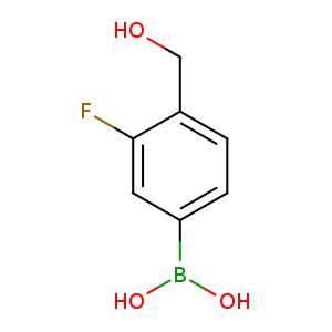 OCc1ccc(cc1F)B(O)O