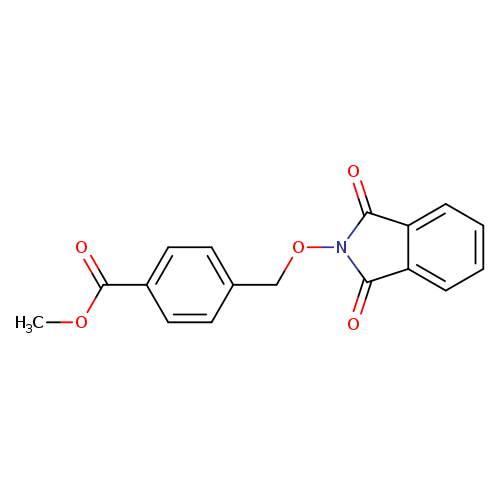 COC(=O)c1ccc(cc1)CON1C(=O)c2c(C1=O)cccc2