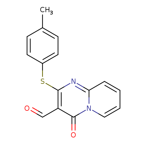 O=Cc1c(Sc2ccc(cc2)C)nc2n(c1=O)cccc2