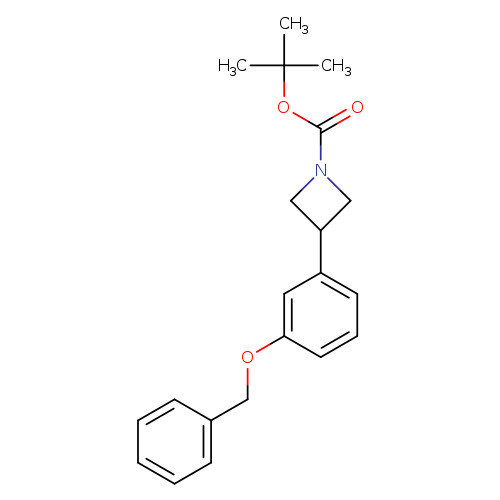 O=C(N1CC(C1)c1cccc(c1)OCc1ccccc1)OC(C)(C)C