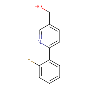 OCc1ccc(nc1)c1ccccc1F