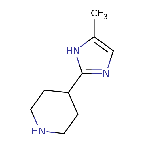 Cc1cnc([nH]1)C1CCNCC1