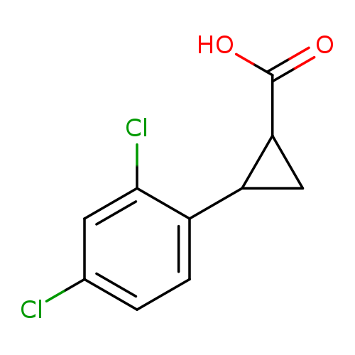 OC(=O)C1CC1c1ccc(cc1Cl)Cl