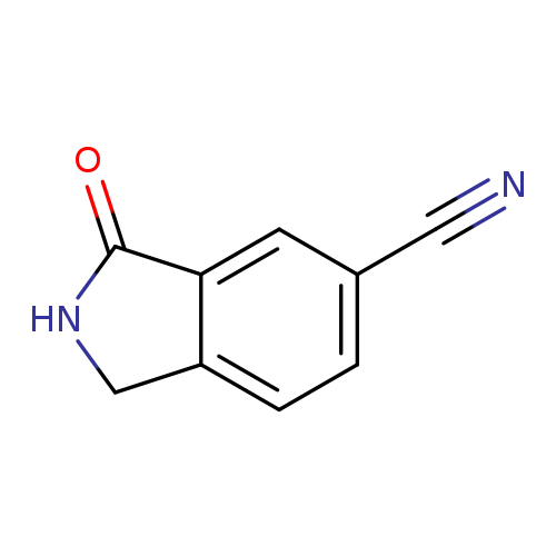 N#Cc1ccc2c(c1)C(=O)NC2