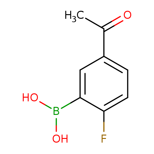 OB(c1cc(ccc1F)C(=O)C)O