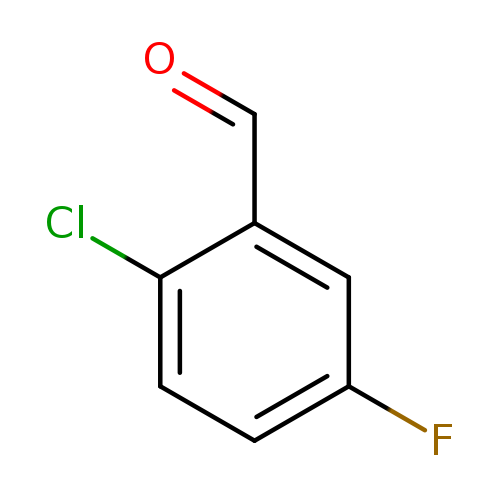 O=Cc1cc(F)ccc1Cl