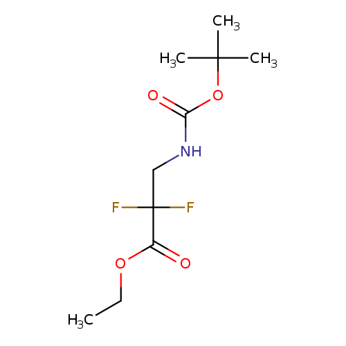 CCOC(=O)C(CNC(=O)OC(C)(C)C)(F)F