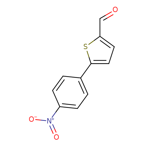 O=Cc1ccc(s1)c1ccc(cc1)[N+](=O)[O-]
