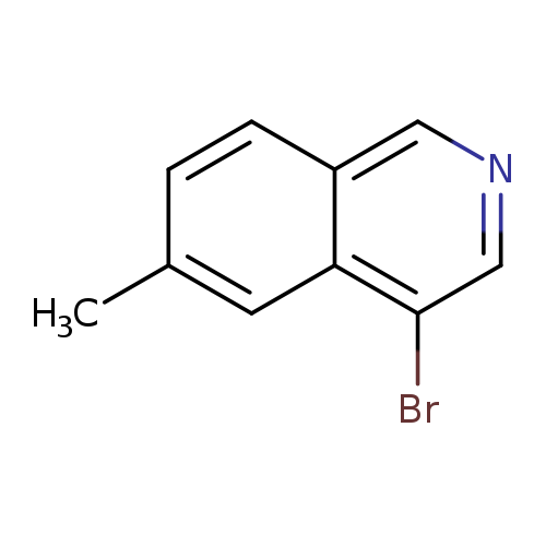 Cc1ccc2c(c1)c(Br)cnc2