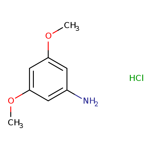 COc1cc(OC)cc(c1)N.Cl