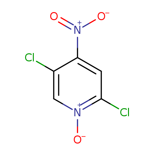 Clc1cc([N+](=O)[O-])c(c[n+]1[O-])Cl