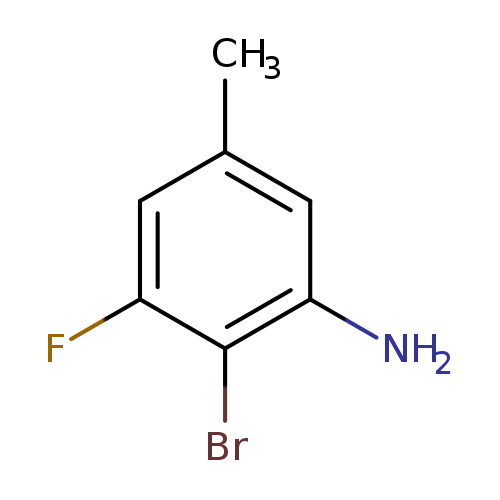 Cc1cc(N)c(c(c1)F)Br