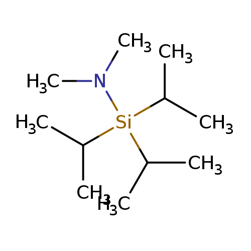 CC([Si](N(C)C)(C(C)C)C(C)C)C