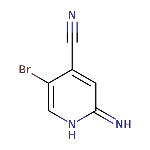 Brc1c[nH]c(=N)cc1C#N