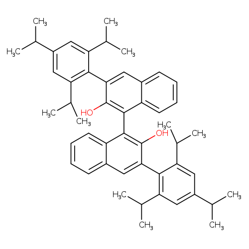 Oc1c(cc2c(c1c1c(O)c(cc3c1cccc3)c1c(cc(cc1C(C)C)C(C)C)C(C)C)cccc2)c1c(cc(cc1C(C)C)C(C)C)C(C)C