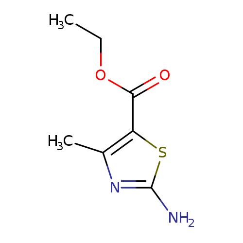 Cc1nc(sc1C(=O)OCC)N