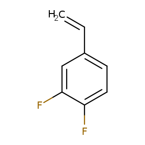 C=Cc1ccc(c(c1)F)F