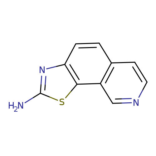 Nc1sc2c(n1)ccc1c2cncc1