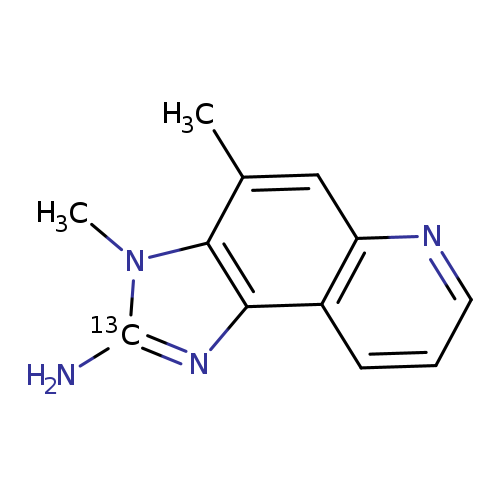 Cc1cc2ncccc2c2c1n(C)[13c](n2)N