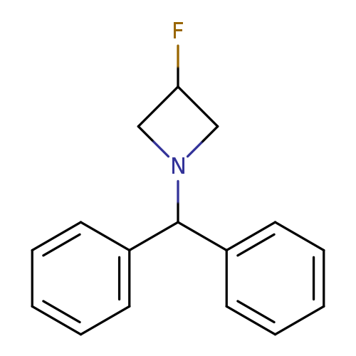 FC1CN(C1)C(c1ccccc1)c1ccccc1
