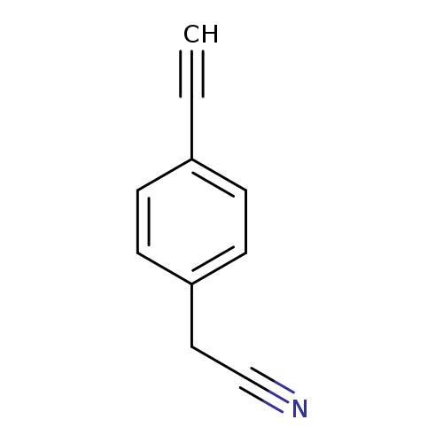 N#CCc1ccc(cc1)C#C