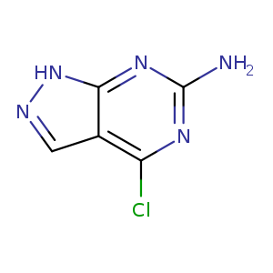 Nc1nc(Cl)c2c(n1)[nH]nc2