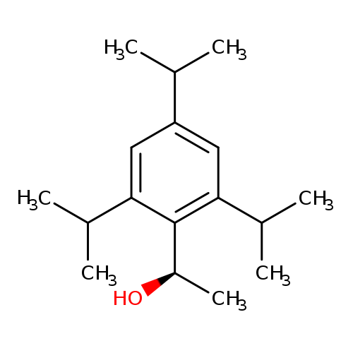 CC(c1cc(C(C)C)c(c(c1)C(C)C)[C@H](O)C)C