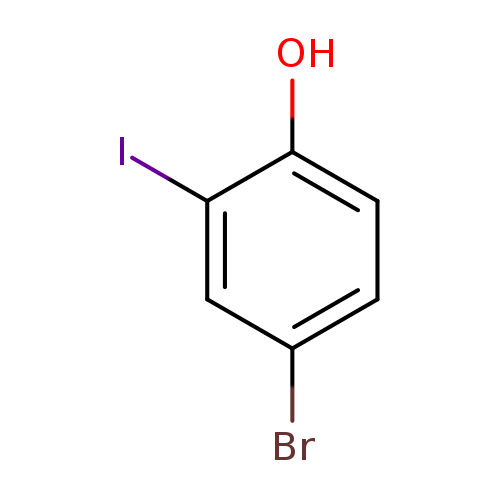 Brc1ccc(c(c1)I)O