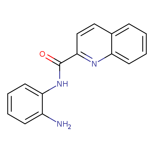 O=C(c1ccc2c(n1)cccc2)Nc1ccccc1N